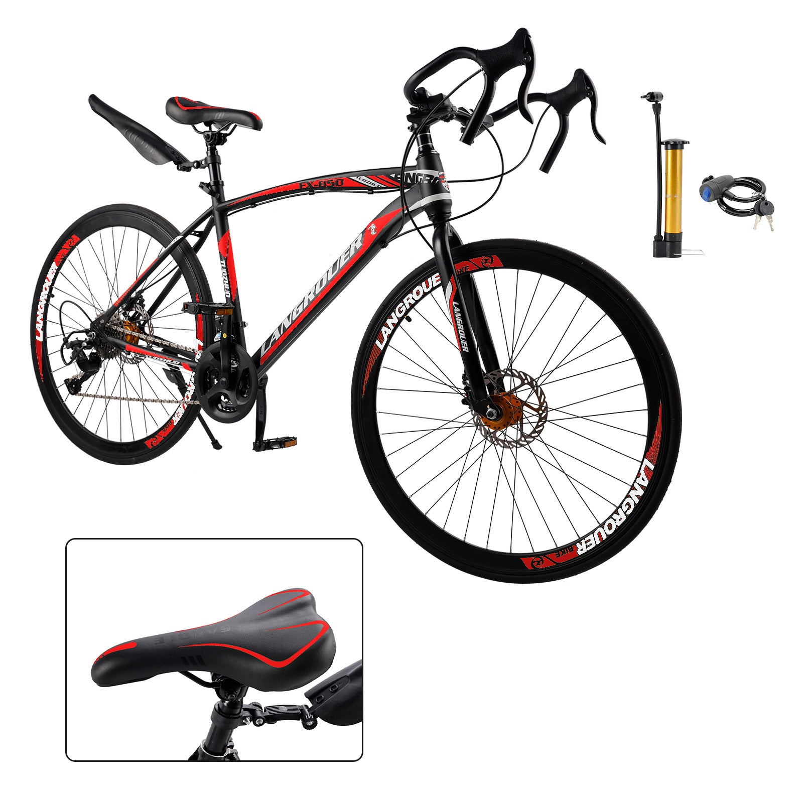 26" Dynamic 27-Speed Road Bike for Men & Women