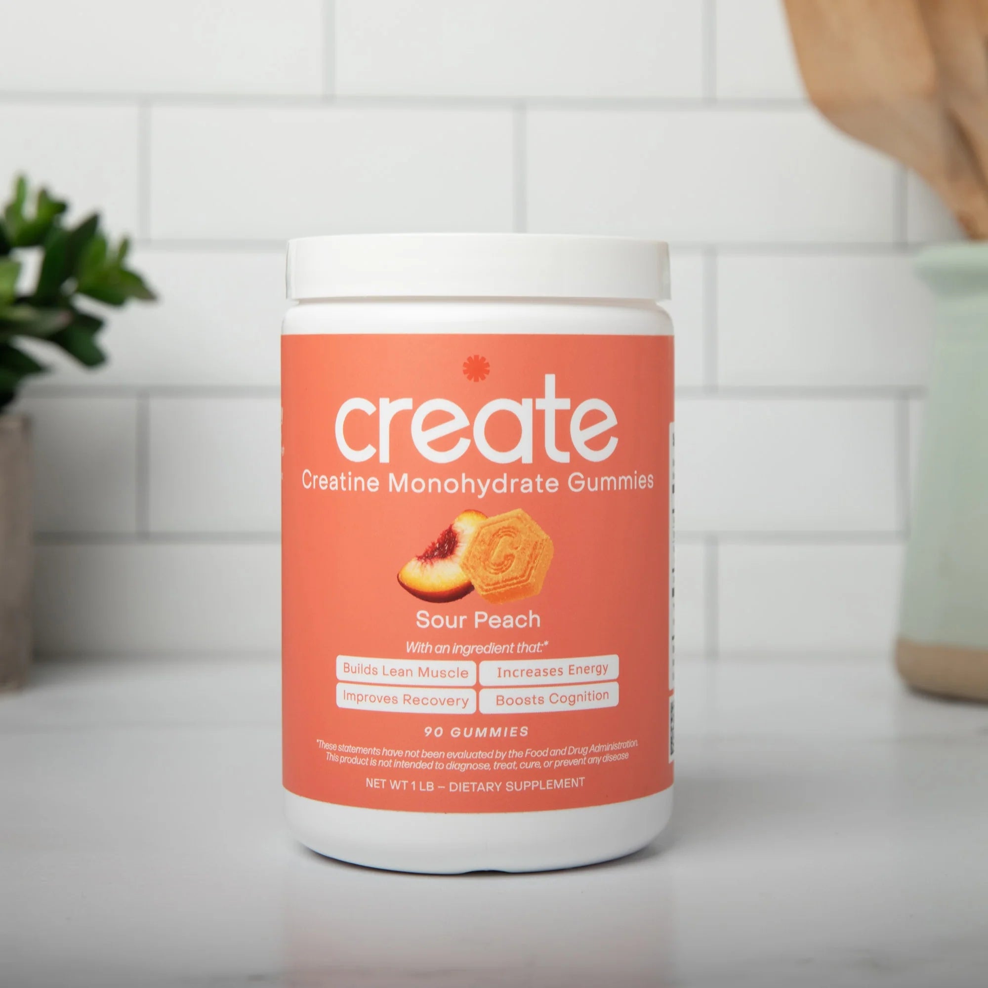 Sour Peach - Core Create Creatine Monohydrate Gummies