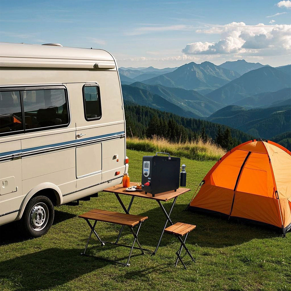 Propane Portable Water Heater Countertop Instant Camping Shower For Outdoors