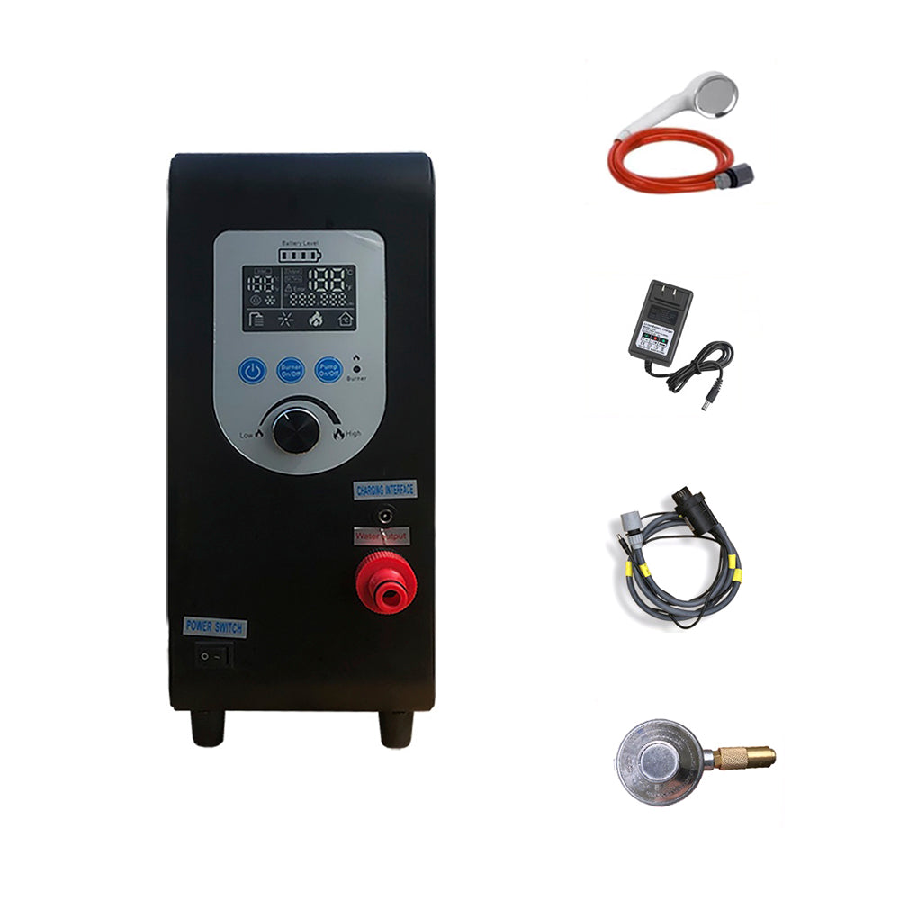 Propane Portable Water Heater Countertop Instant Camping Shower For Outdoors