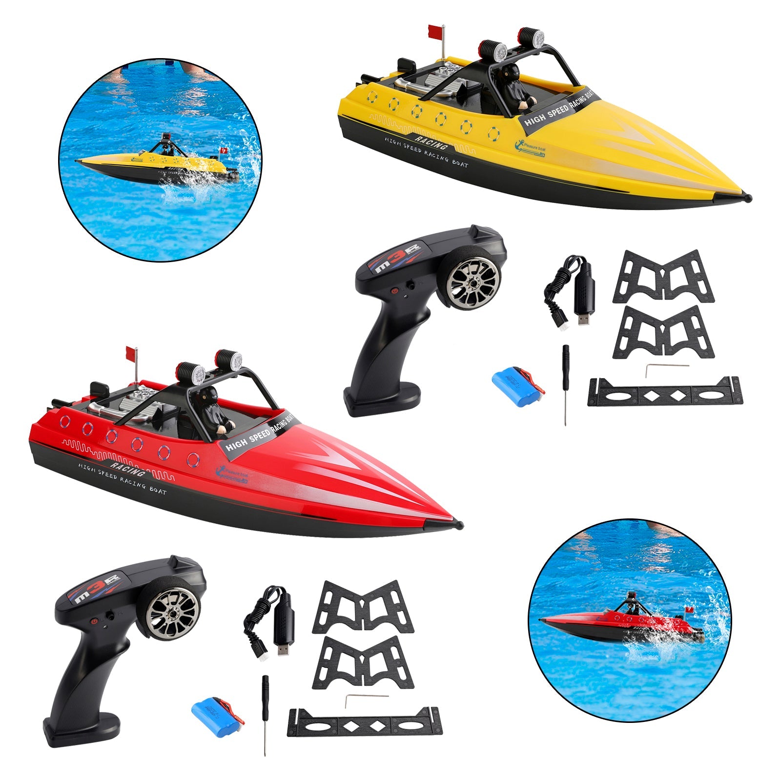 Wltoys WL917 RC Jet Boat RC Racing Boat 2.4GHz Remote Control Boat Toy Gift