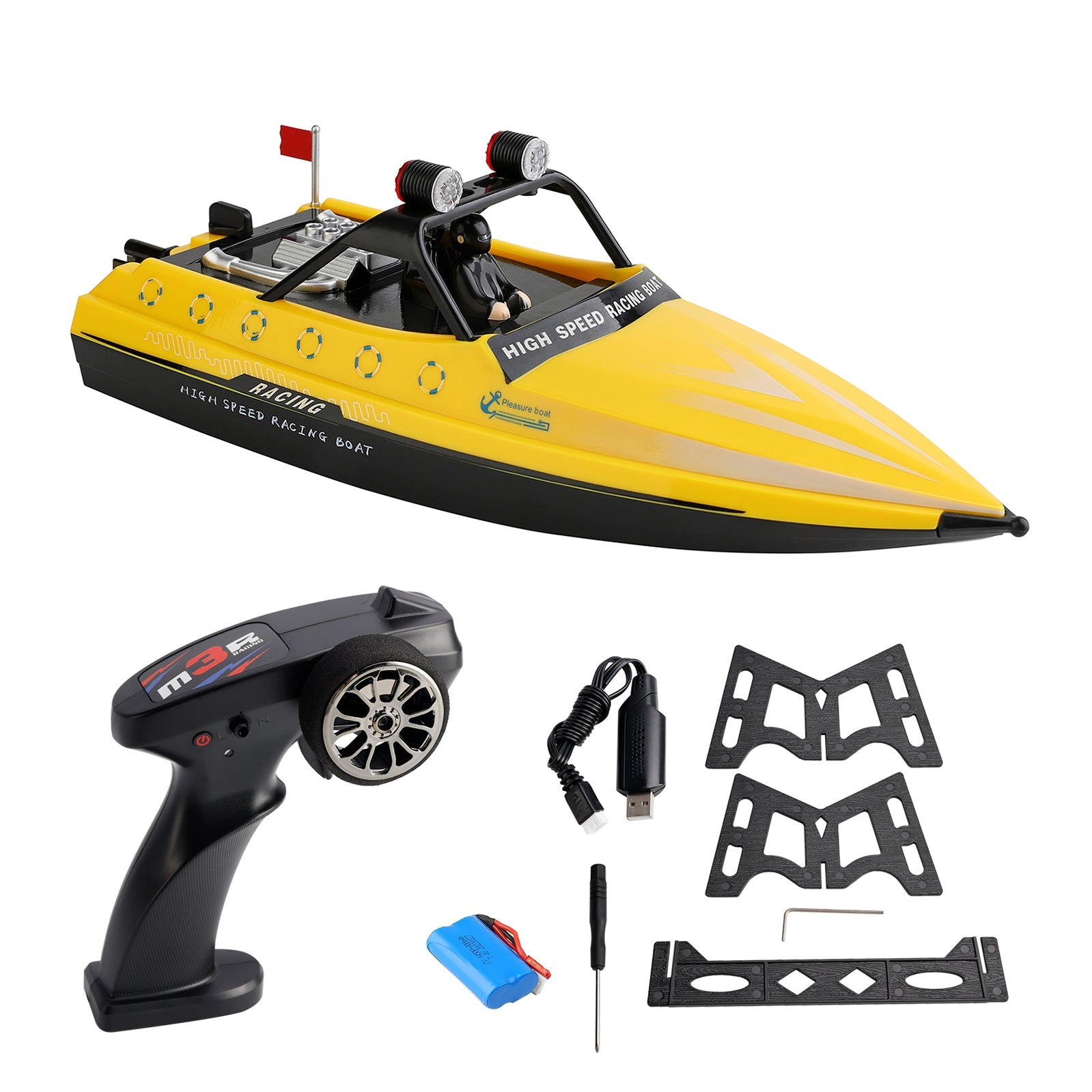 Wltoys WL917 RC Jet Boat RC Racing Boat 2.4GHz Remote Control Boat Toy Gift