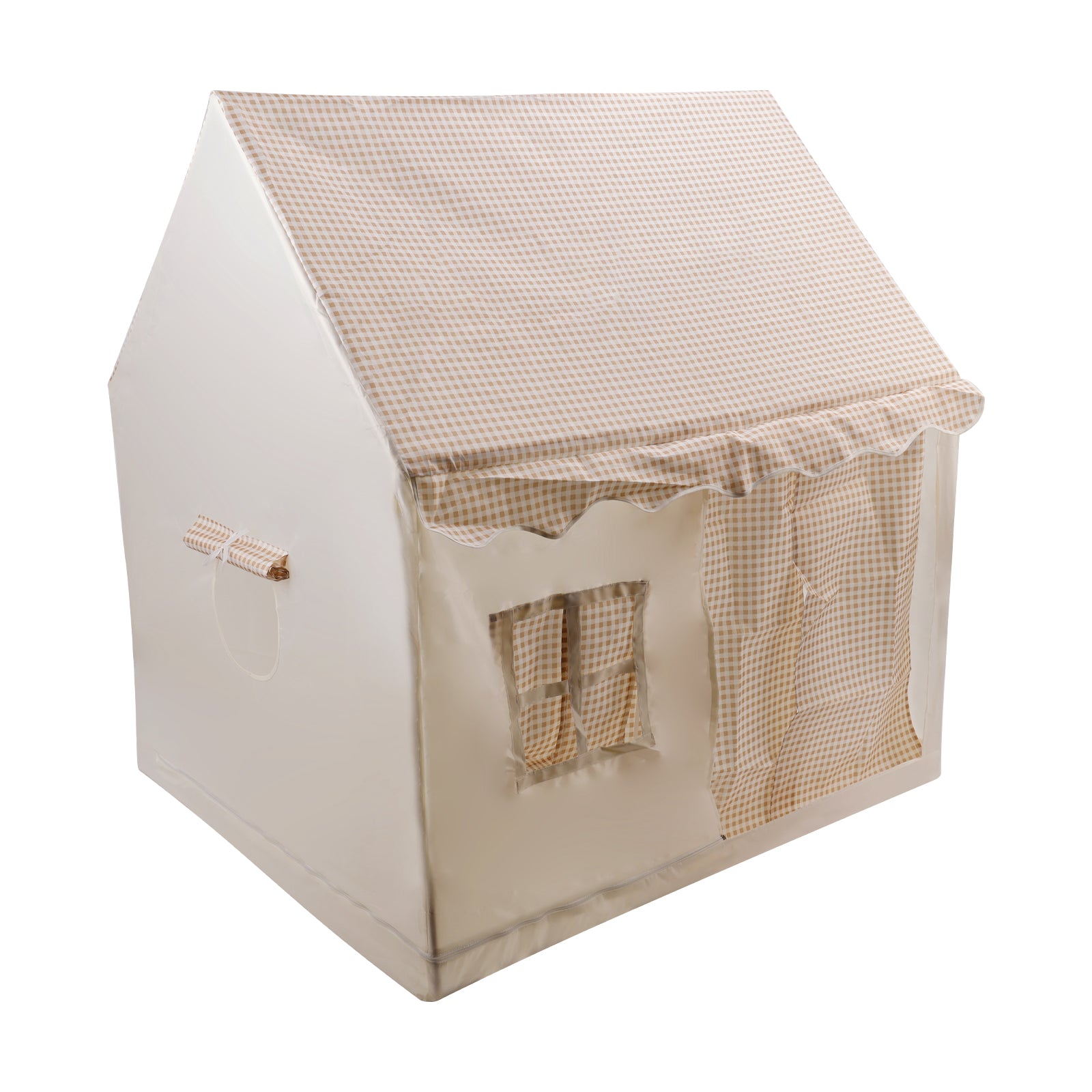 PVC Brackets-Toddler Girl Tent Indoor Playhouse for Toddlers Kids Toys for Boy Girl Birthday Gift khaki