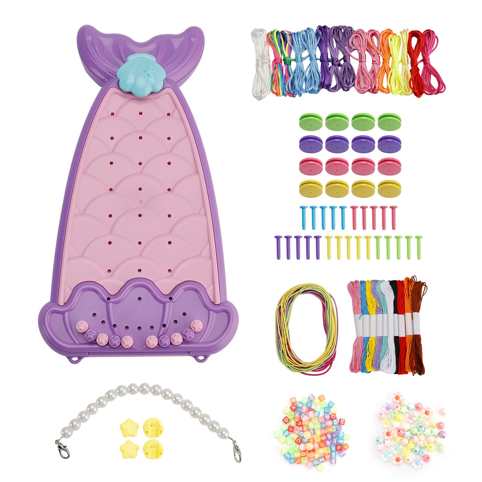 Friendship Bracelet Making Kit DIY Art Craft 6-12 Year Girl Birthday Gift