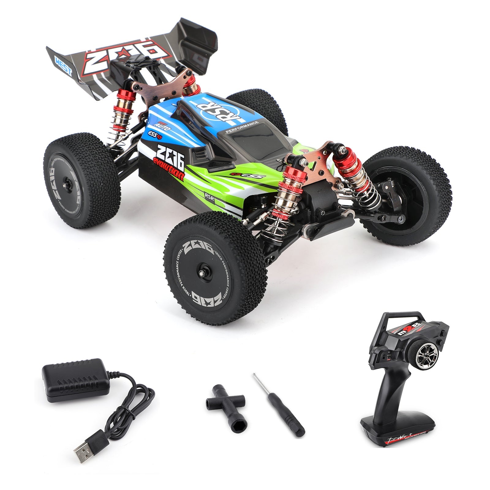 WLtoys 144001 2.4GHz 60km/h High Speed Drift Racing Car Remote Control Car USA