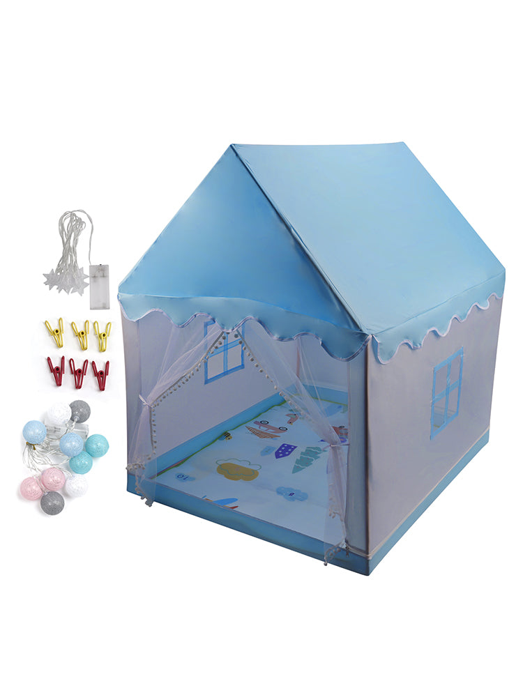 Assembly Tent with Metal Frame Kids Indoor Play Tent fit for Boys & Girls
