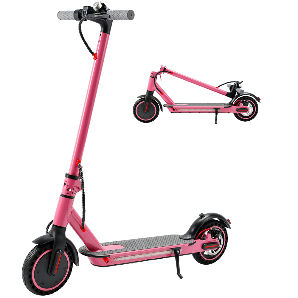8.5" Folding Electric Scooter With app 350W 35KM Range 30km/h City Commute Yellow