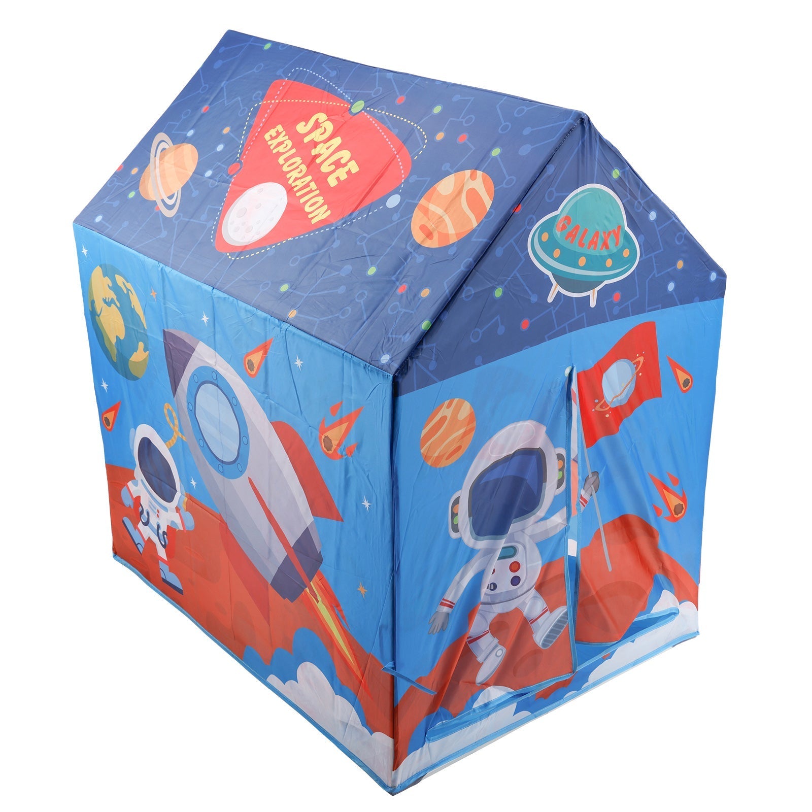 Kids Play Tent Playhouse – Large Indoor Outdoor Space-Themed Tent for Boys & Girls, Fun Children’s Toy House
