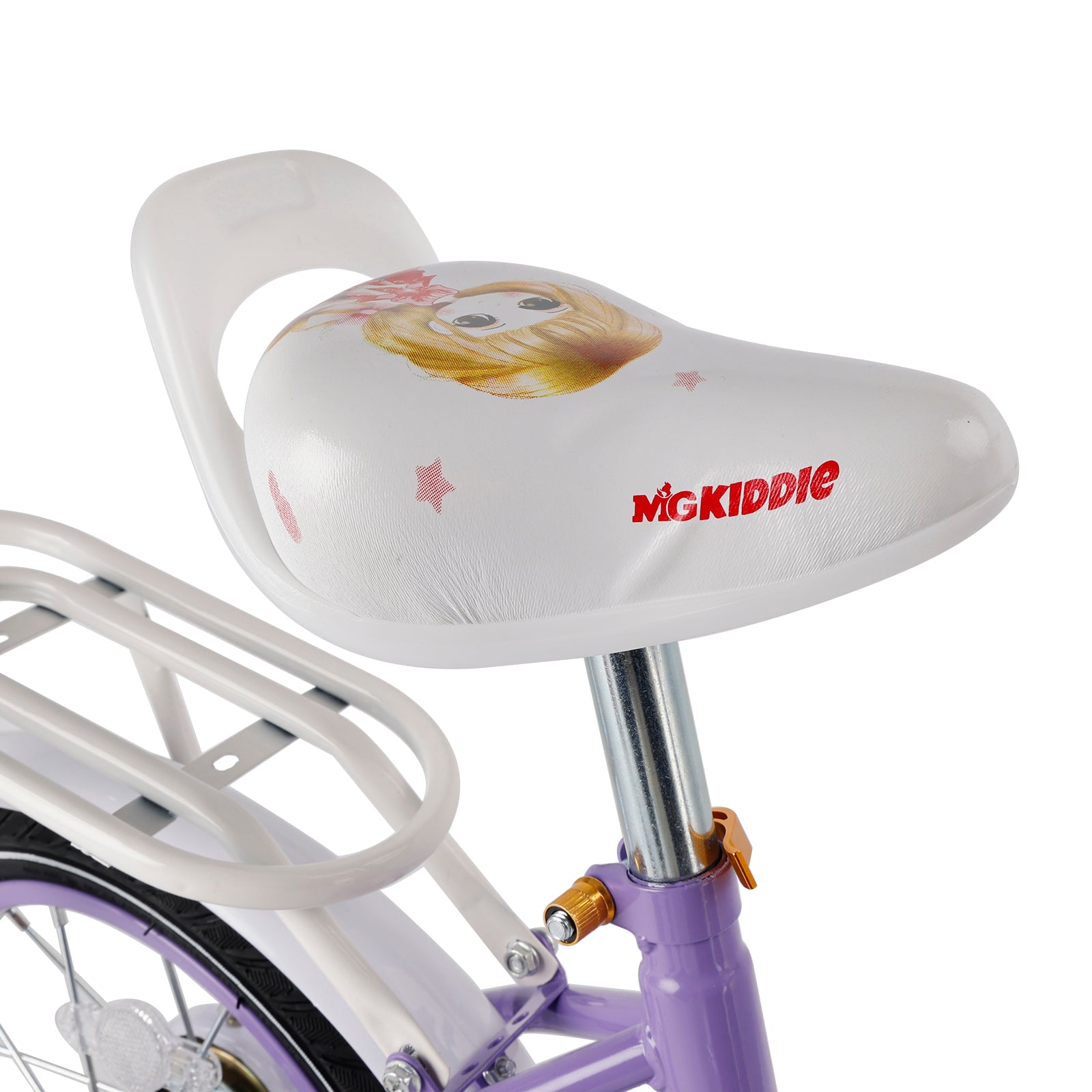 16"/18" Kids Bicycle Girls Bike with Training Wheels Basket Kickstand