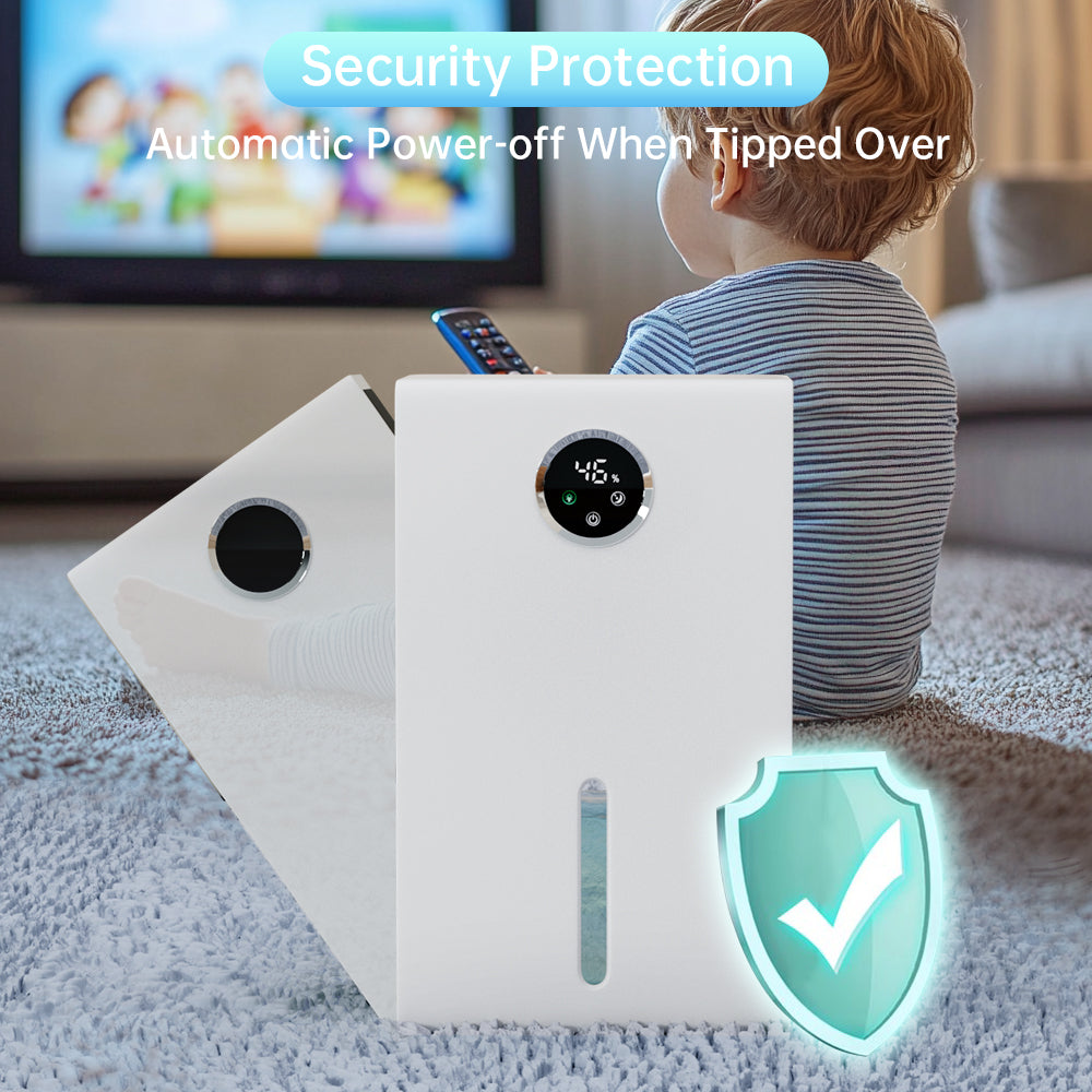 🌬️Portable Smart Dehumidifier Air Purification with 7 Color LED Lights