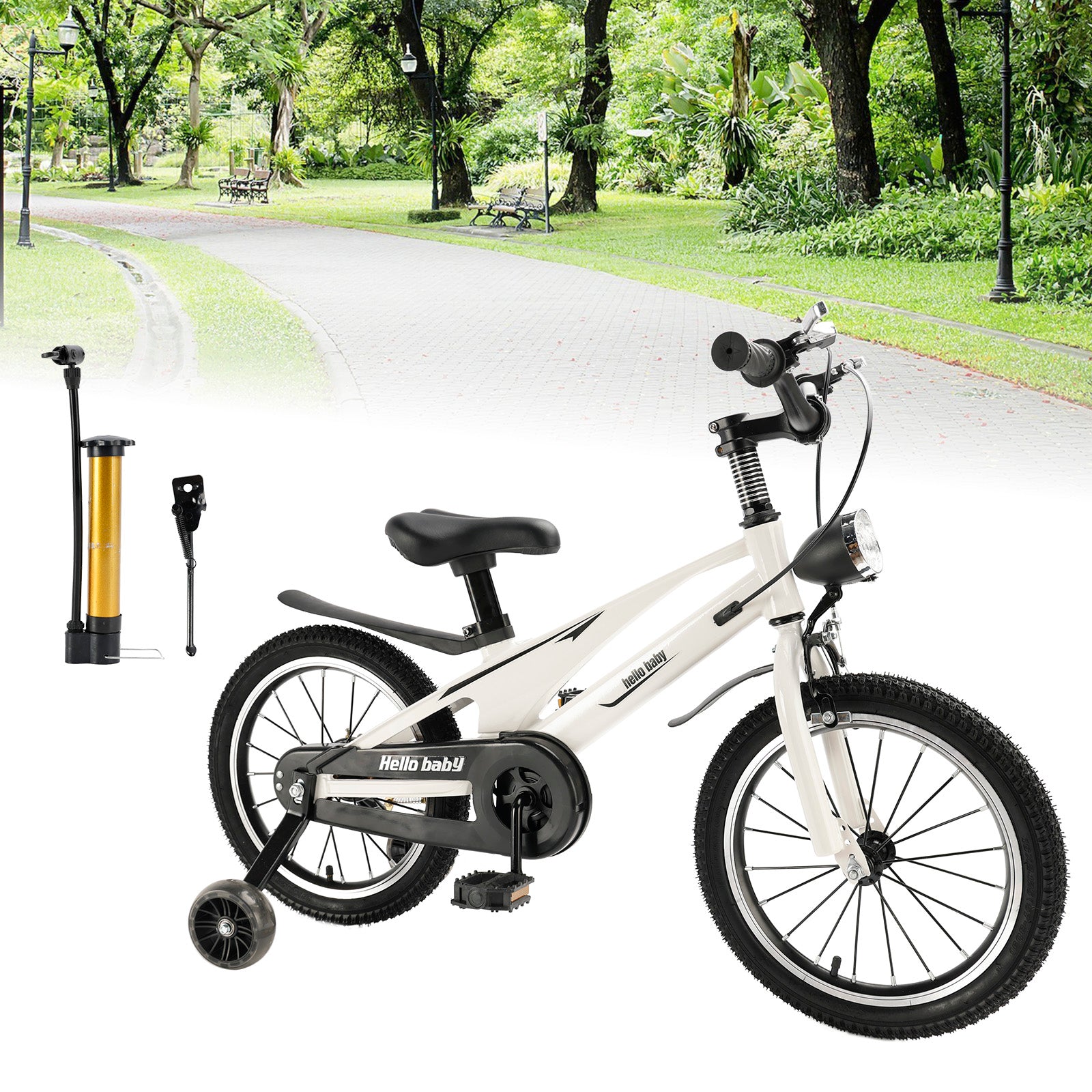 16 inches Magnesium alloy Kid's Bike Child Bicycle Boys and Girls with Basket