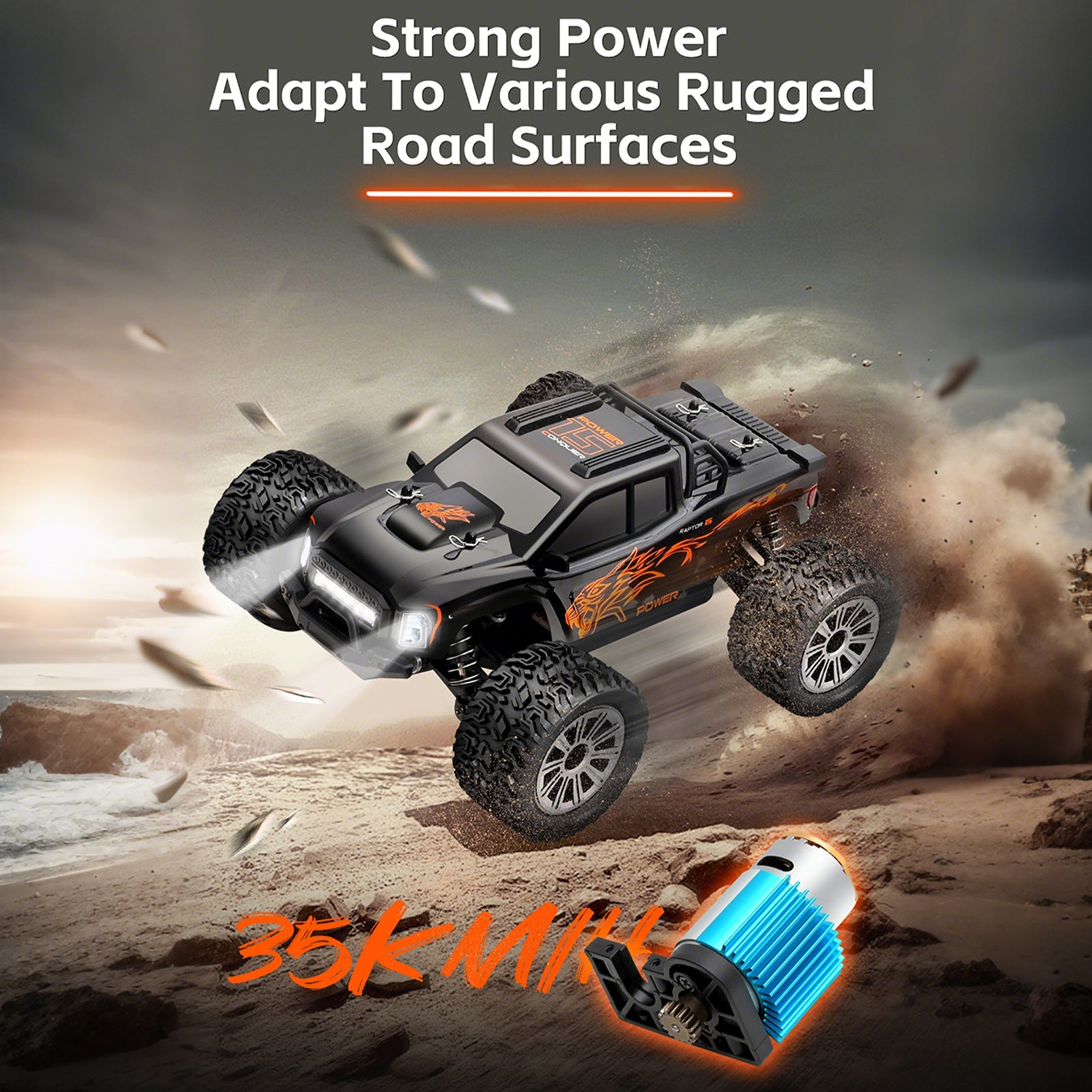 Wltoys 1:16 RC electric four-wheel drive large legged off-road vehicle