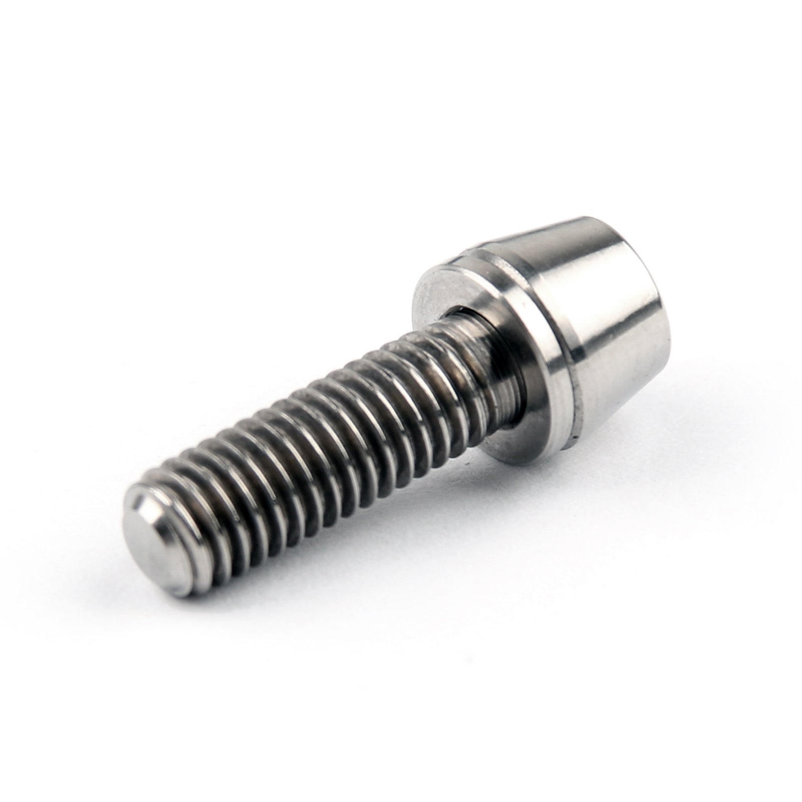 M5x16mm Titanium Ti Bolts Allex Hex Bike Stem Tapered Head Screw + Washer 6pcs T