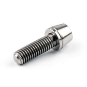 M5x16mm Titanium Ti Bolts Allex Hex Bike Stem Tapered Head Screw + Washer 6pcs T