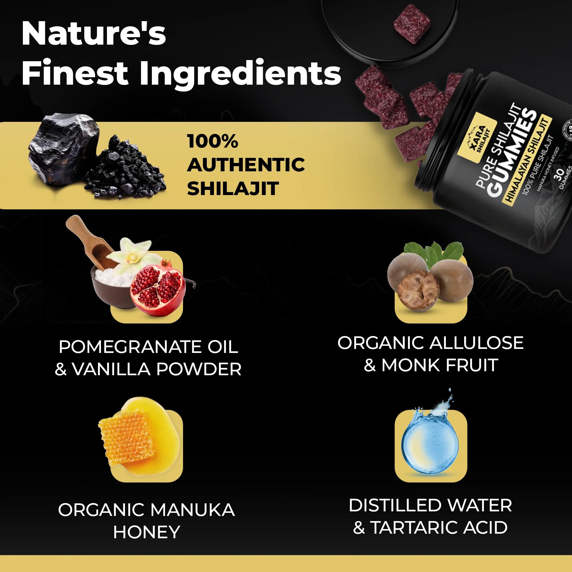 SHILAJIT™ Pure Shilajit Gummies